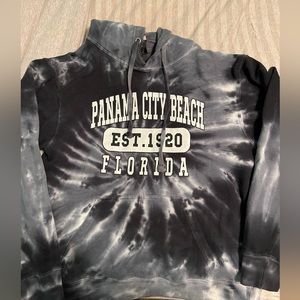 Size medium tie dye Panama City Beach sweatshirt, like new
